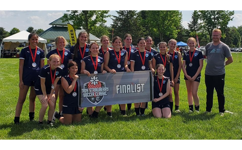 Premier 05G placed Finalists in the Troy Strawberry Soccer Classic
