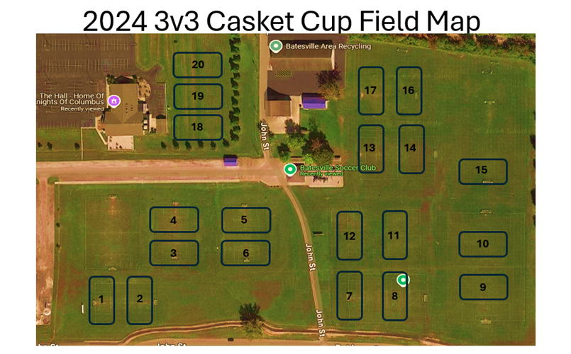 Casket Cup Field Map